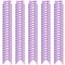 100 Pack Purple Twist Tie Bows for Treat Bags, 3" Small Satin Ribbons for Craft Decoration, Gift Wrap, Themed Party Favors, Baked Goods